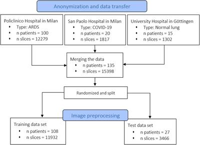 Using Artificial Intelligence for Automatic Segmentation of CT Lung Images in Acute Respiratory Distress Syndrome